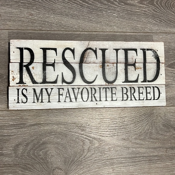 Vintage Rescued Wooden Sign - Picture 2 of 5